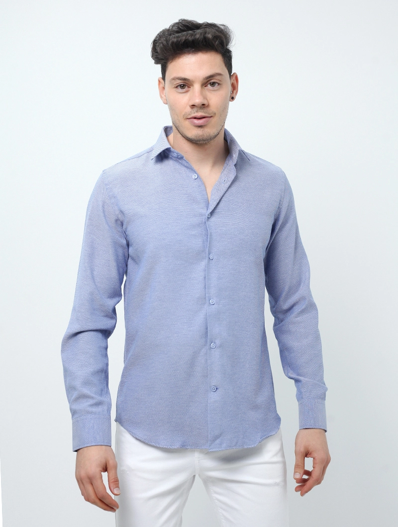 Chemise slim unie